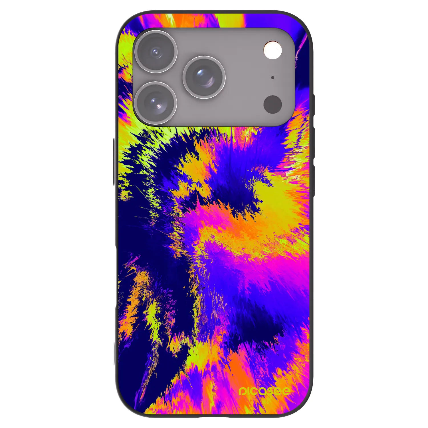 Picasee crna silikonska maskica za Apple iPhone 17 Pro - Burn