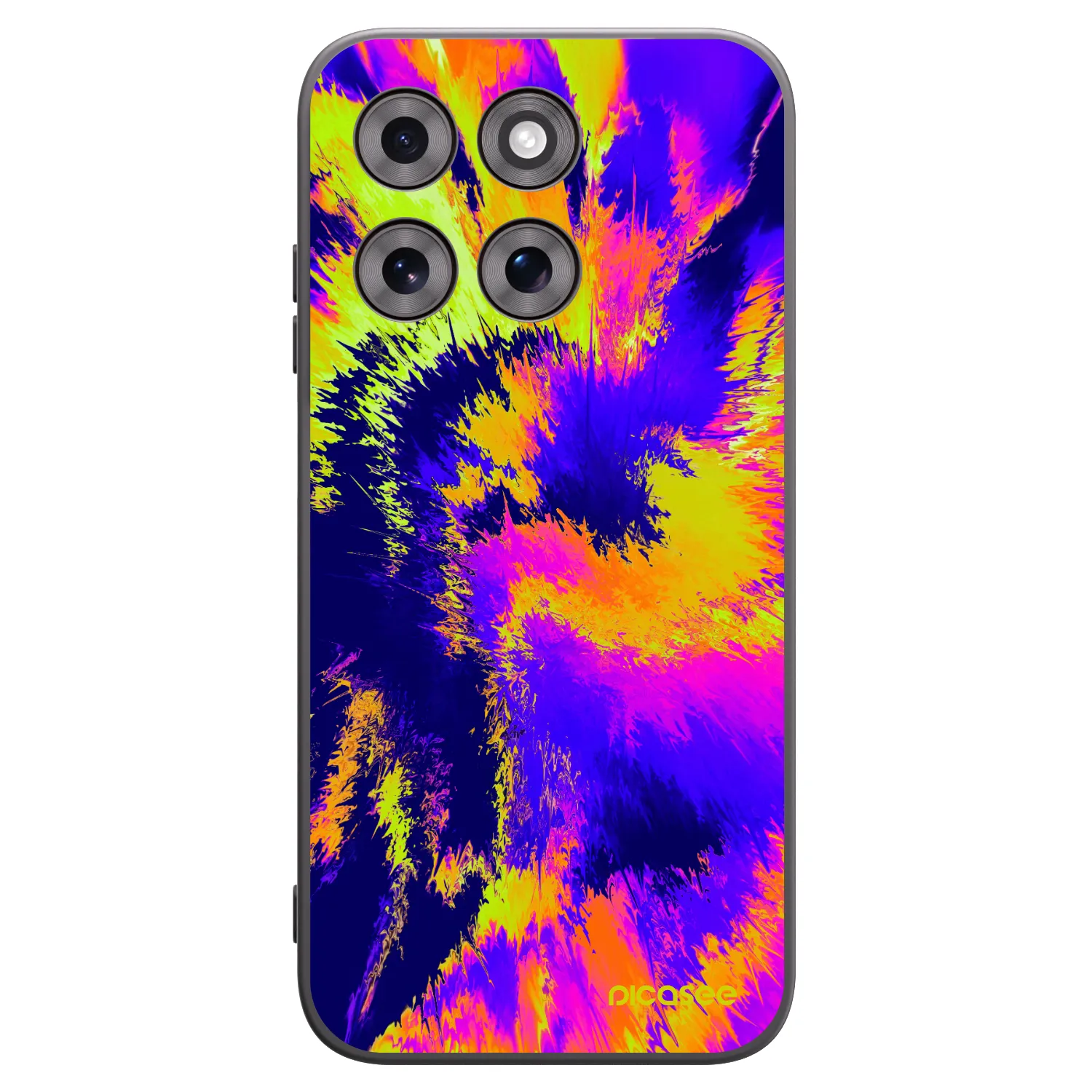 Picasee crna silikonska maskica za Motorola Moto G77 - Burn