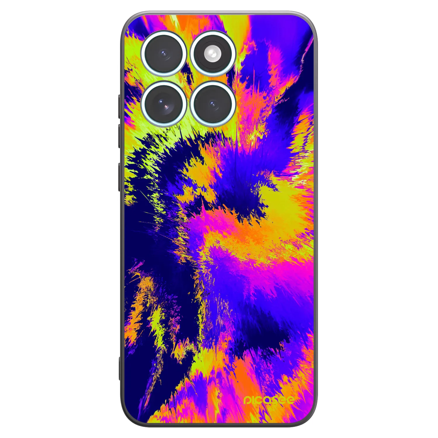 Picasee crna silikonska maskica za Motorola Edge 70 Fusion - Burn