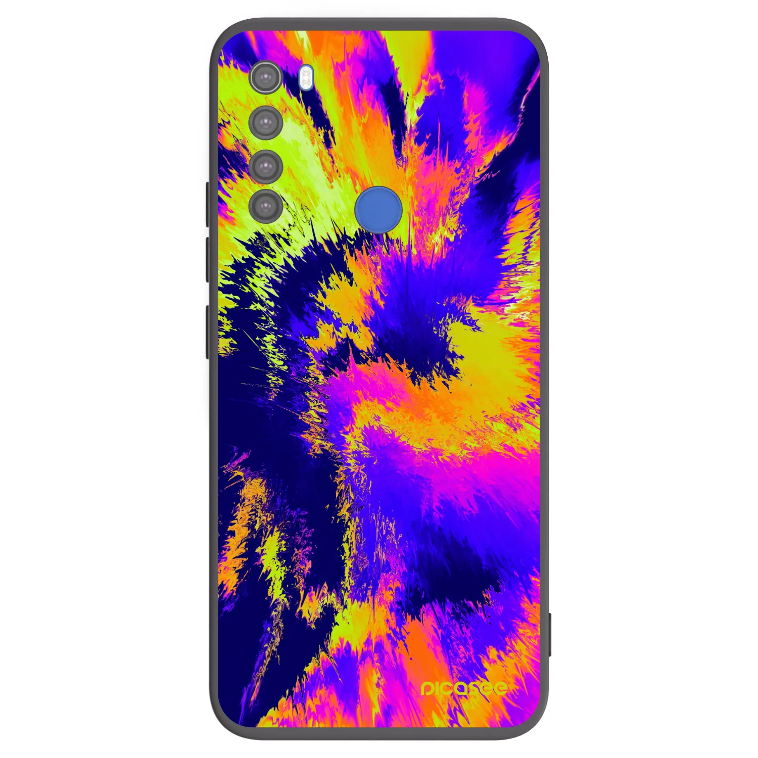 Picasee crna silikonska maskica za Xiaomi Redmi Note 8T - Burn