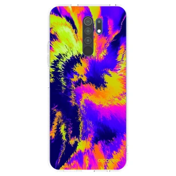 Picasee silikonska prozirna maskica za Xiaomi Redmi 9 - Burn