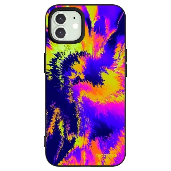 Picasee crna silikonska maskica za Apple iPhone 12 - Burn