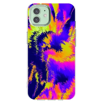 Picasee silikonska prozirna maskica za Apple iPhone 12 - Burn