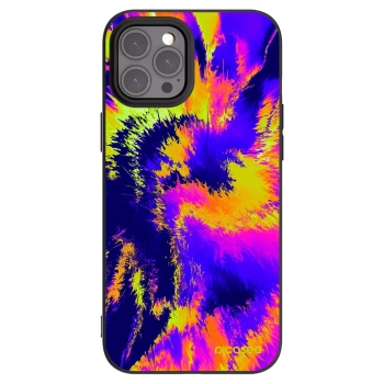 Picasee crna silikonska maskica za Apple iPhone 12 Pro Max - Burn