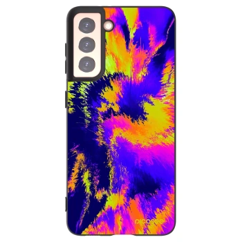 Picasee crna silikonska maskica za Samsung Galaxy S21 5G G991B - Burn