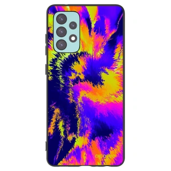 Picasee crna silikonska maskica za Samsung Galaxy A72 A725F - Burn