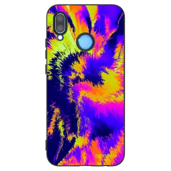 Picasee crna silikonska maskica za Huawei P20 Lite - Burn