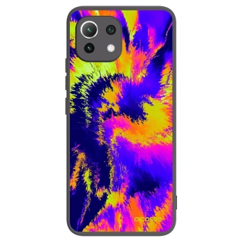 Picasee crna silikonska maskica za Xiaomi Mi 11 Lite - Burn