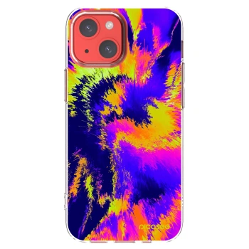 Picasee silikonska prozirna maskica za Apple iPhone 13 mini - Burn