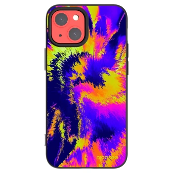 Picasee crna silikonska maskica za Apple iPhone 13 mini - Burn