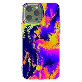 Picasee silikonska prozirna maskica za Apple iPhone 13 Pro Max - Burn