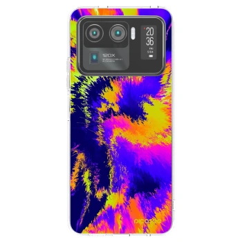 Picasee silikonska prozirna maskica za Xiaomi Mi 11 Ultra - Burn