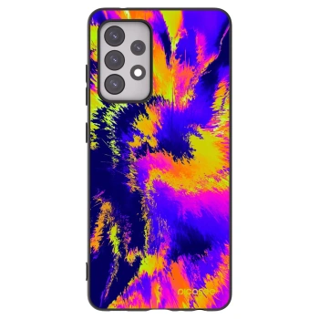 Picasee crna silikonska maskica za Samsung Galaxy A52s 5G A528B - Burn