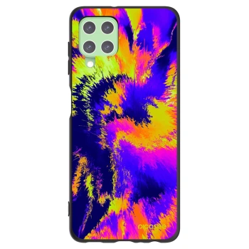 Picasee crna silikonska maskica za Samsung Galaxy A22 A225F 4G - Burn