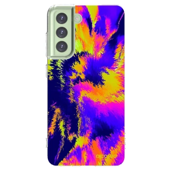 Picasee silikonska prozirna maskica za Samsung Galaxy S21 FE 5G - Burn