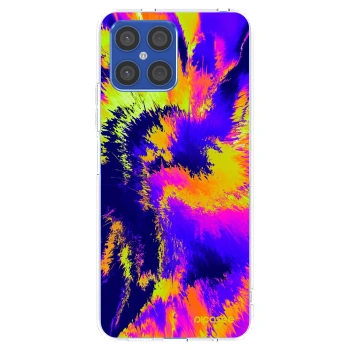 Picasee silikonska prozirna maskica za Honor X8 4G - Burn