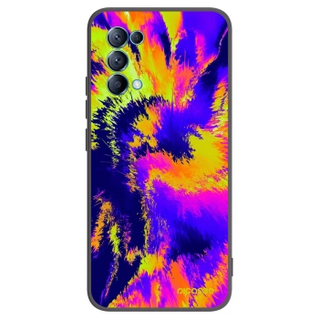 Picasee crna silikonska maskica za OPPO Reno 5 5G - Burn