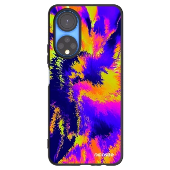 Picasee crna silikonska maskica za Honor X7 - Burn