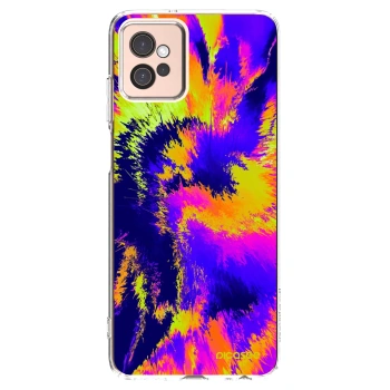 Picasee silikonska prozirna maskica za Motorola Moto G32 - Burn