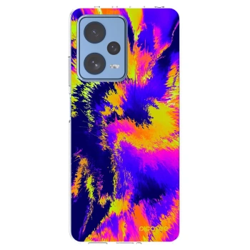 Picasee silikonska prozirna maskica za Xiaomi Redmi Note 12 Pro 5G - Burn