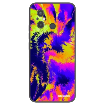 Picasee crna silikonska maskica za Xiaomi Redmi 12C - Burn