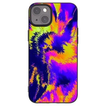 Picasee crna silikonska maskica za Apple iPhone 15 Plus - Burn