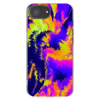 Picasee silikonska prozirna maskica za Apple iPhone 16e - Burn