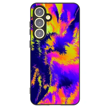 Picasee crna silikonska maskica za Samsung Galaxy S24 FE S721B - Burn