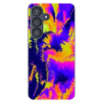 Picasee silikonska prozirna maskica za Samsung Galaxy S25 5G - Burn