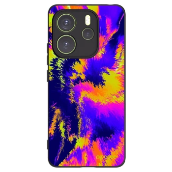 Picasee crna silikonska maskica za Xiaomi Redmi Note 14 4G - Burn