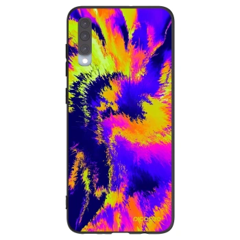 Picasee crna silikonska maskica za Samsung Galaxy A70 A705F - Burn