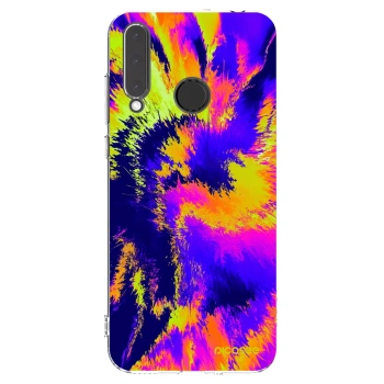 Picasee silikonska prozirna maskica za Honor 20 Lite - Burn
