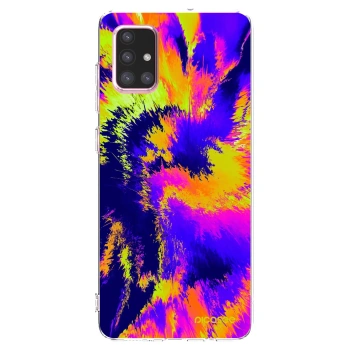 Picasee silikonska prozirna maskica za Samsung Galaxy A71 A715F - Burn