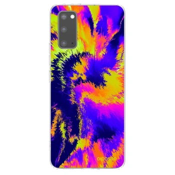 Picasee silikonska prozirna maskica za Samsung Galaxy S20 G980F - Burn