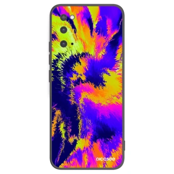 Picasee crna silikonska maskica za Samsung Galaxy S20 G980F - Burn