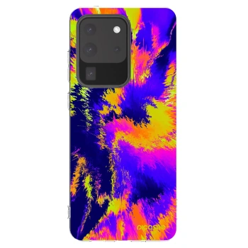 Picasee silikonska prozirna maskica za Samsung Galaxy S20 Ultra 5G G988F - Burn