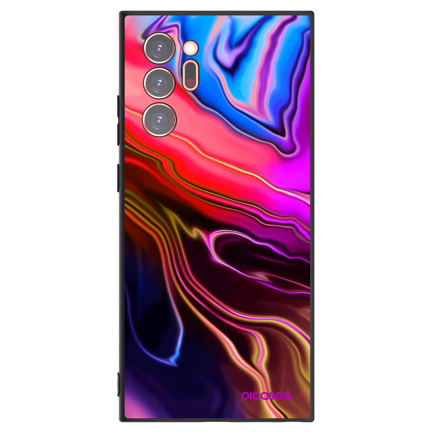 Picasee crna silikonska maskica za Samsung Galaxy Note 20 Ultra - Electric