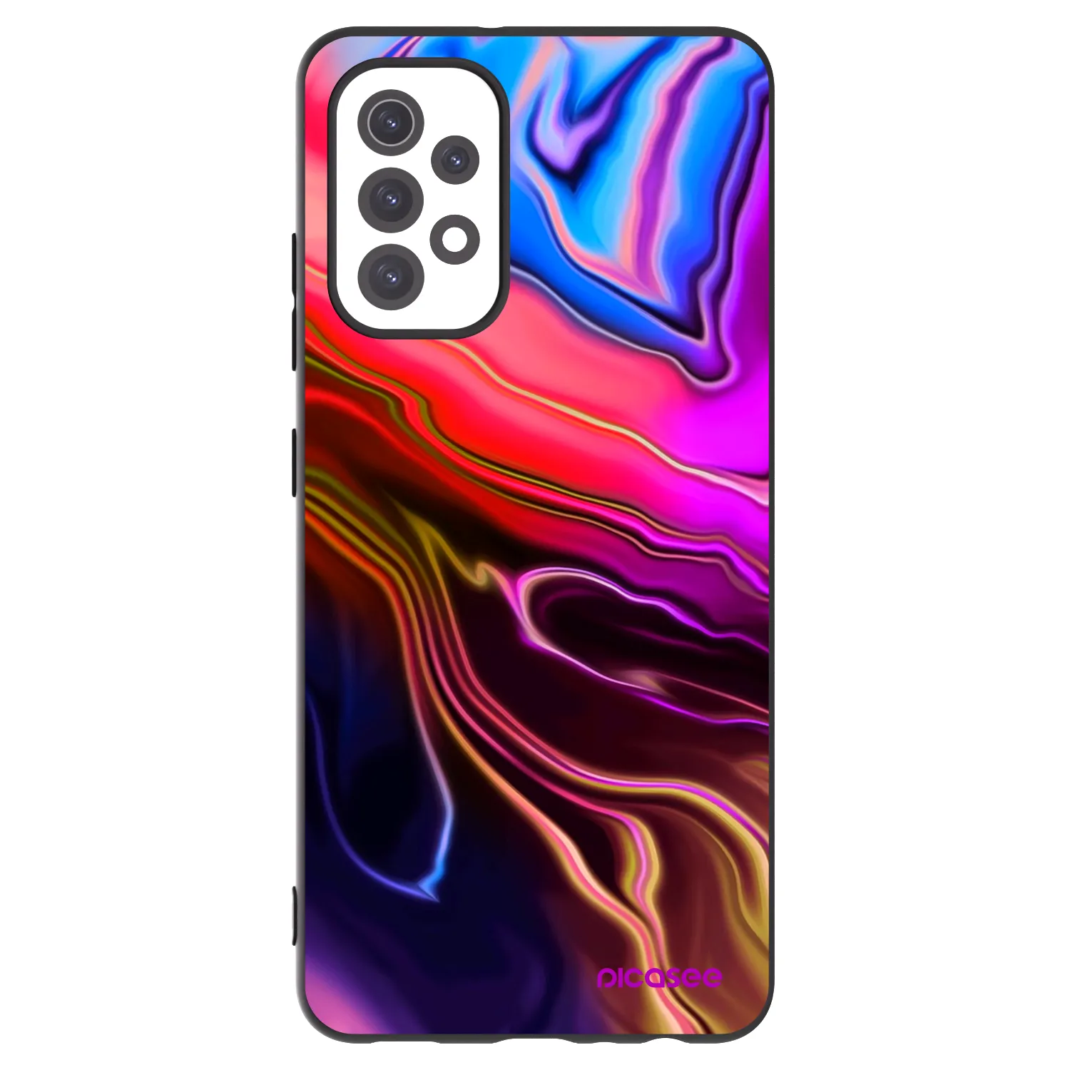 Picasee crna silikonska maskica za Samsung Galaxy A32 5G A326B - Electric