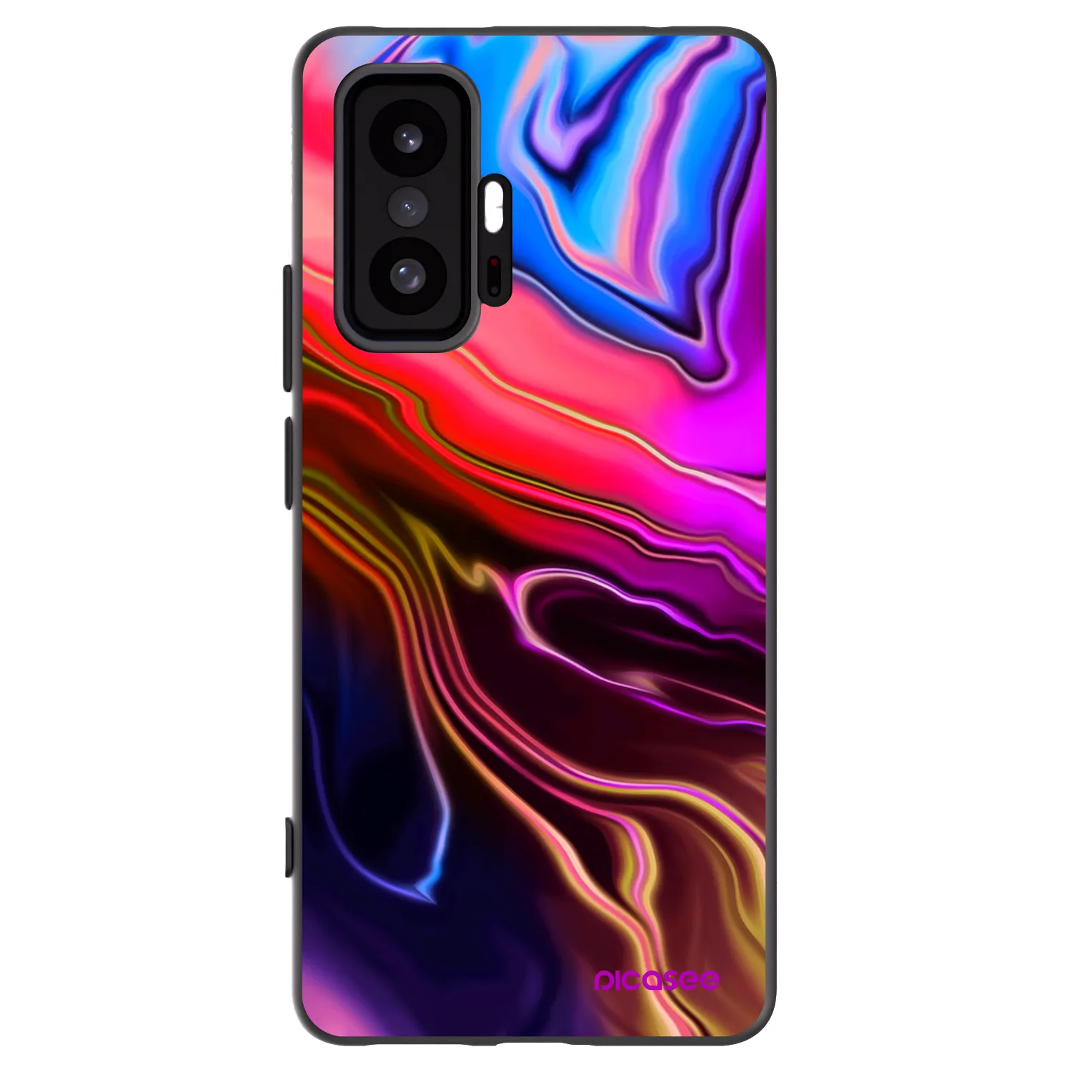 Picasee crna silikonska maskica za Xiaomi 11T Pro - Electric
