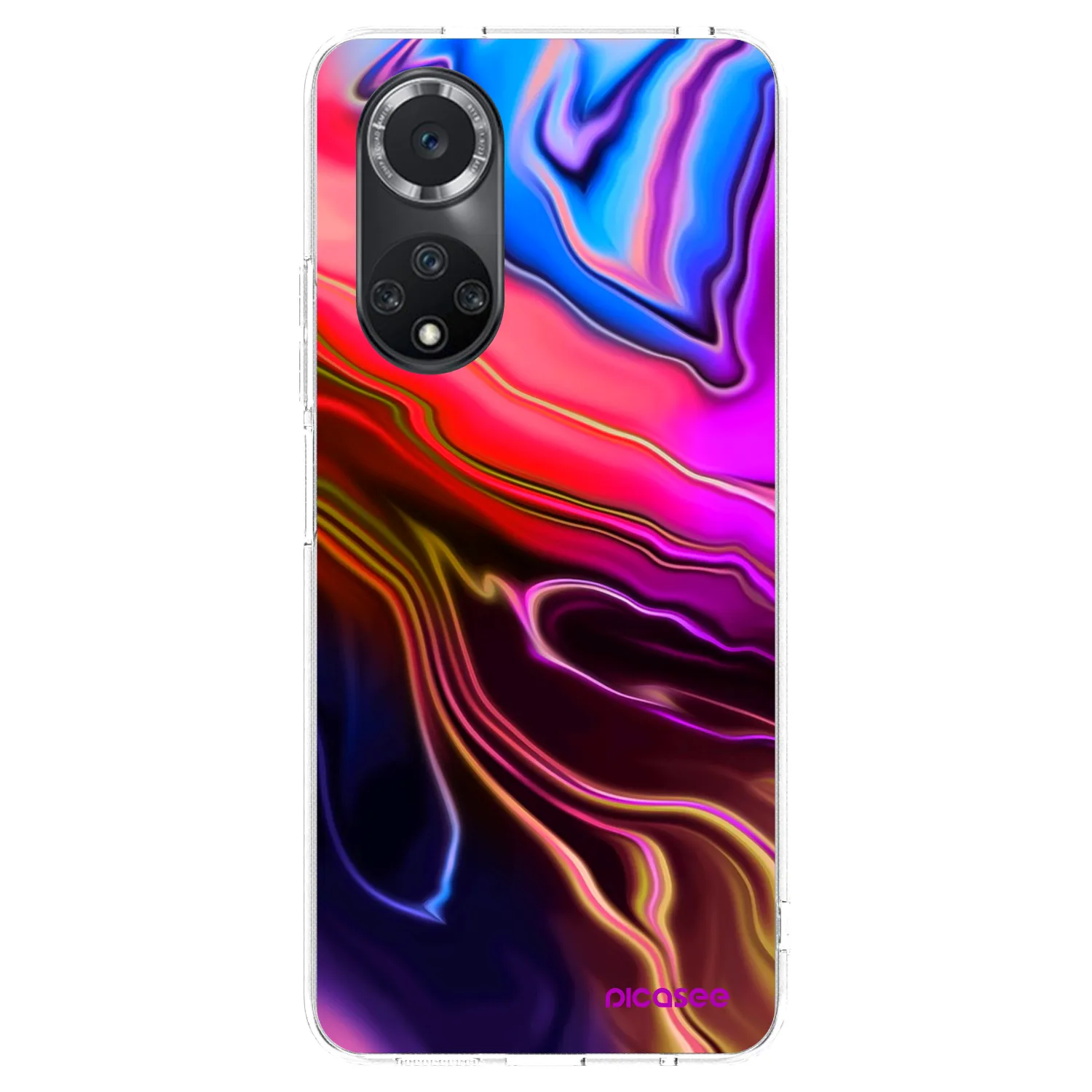 Picasee silikonska prozirna maskica za Huawei Nova 9 SE - Electric