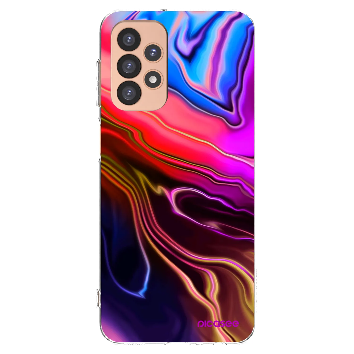 Picasee silikonska prozirna maskica za Samsung Galaxy A23 A236B 5G - Electric