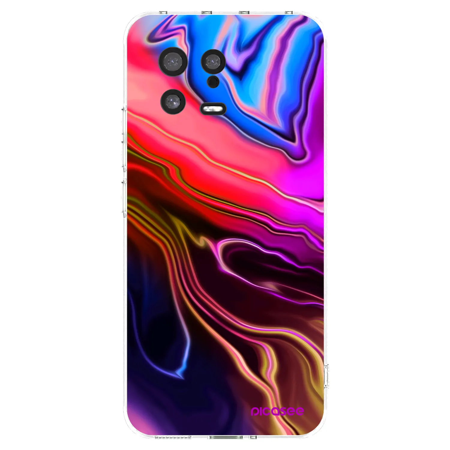 Picasee silikonska prozirna maskica za Xiaomi 13 - Electric