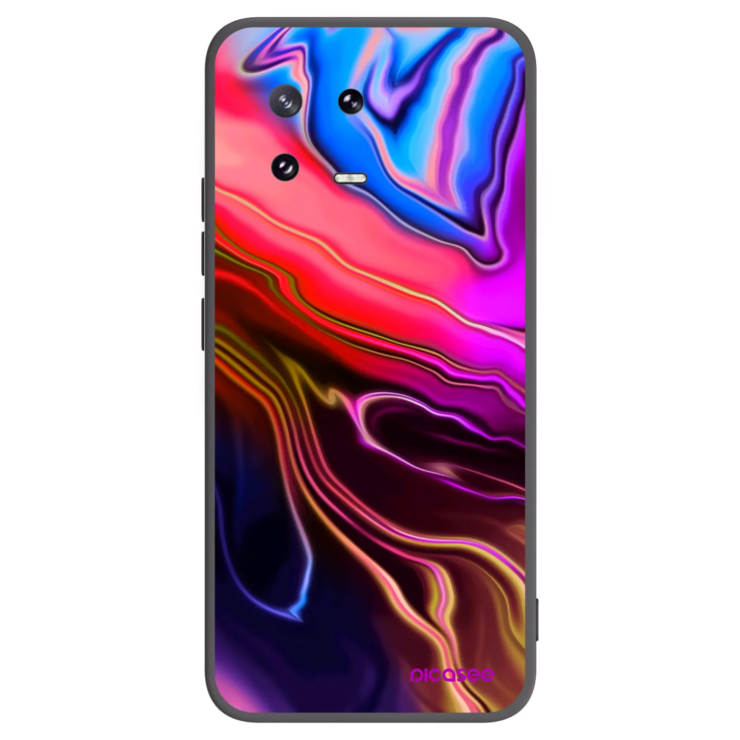 Picasee crna silikonska maskica za Xiaomi 13 Pro - Electric