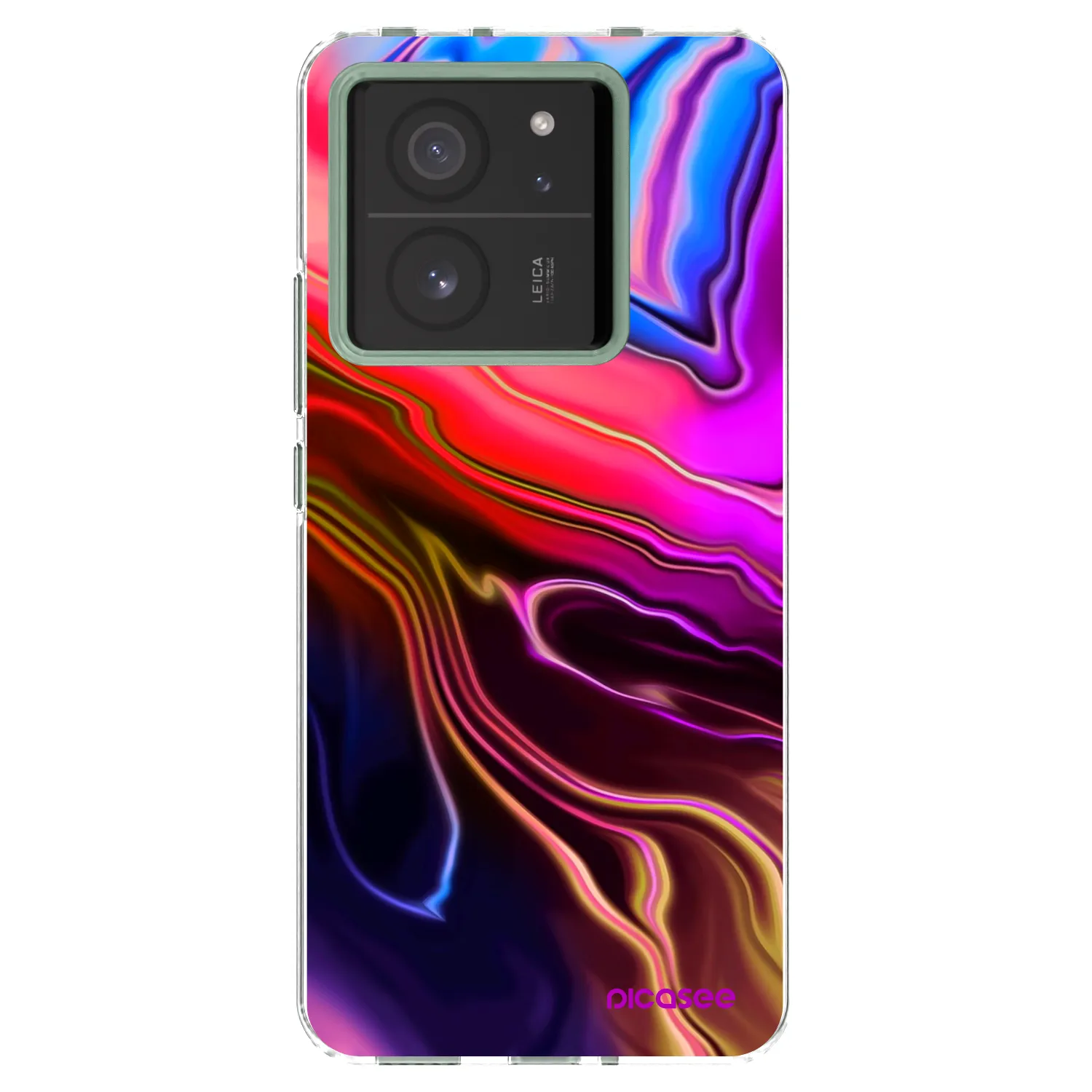 Picasee silikonska prozirna maskica za Xiaomi 13T - Electric