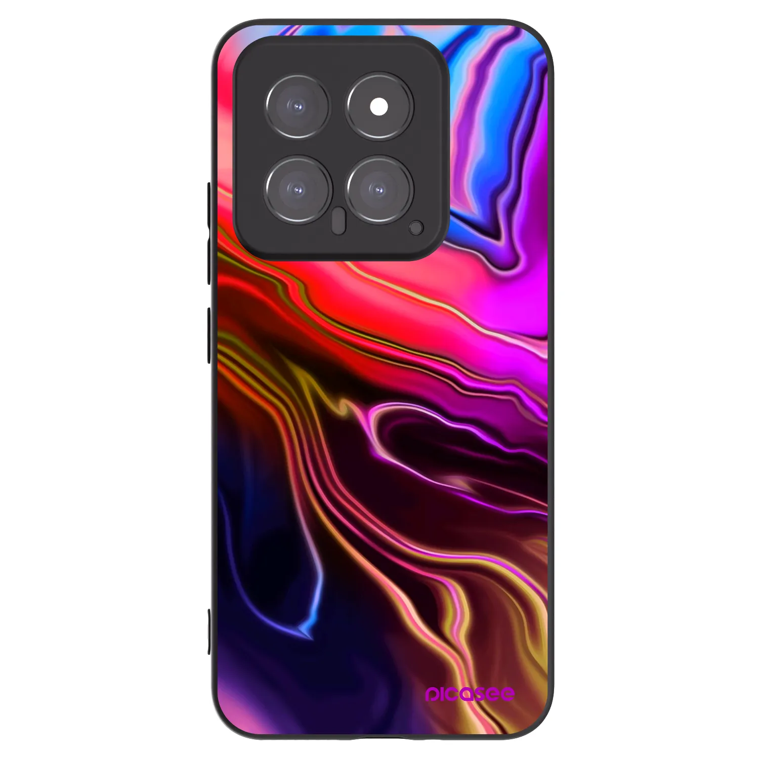 Picasee crna silikonska maskica za Xiaomi 14 - Electric
