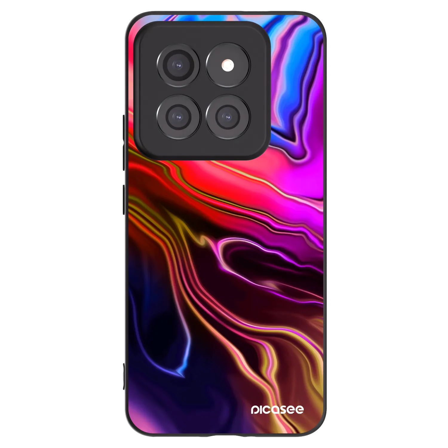 Picasee crna silikonska maskica za Xiaomi 14 Pro - Electric