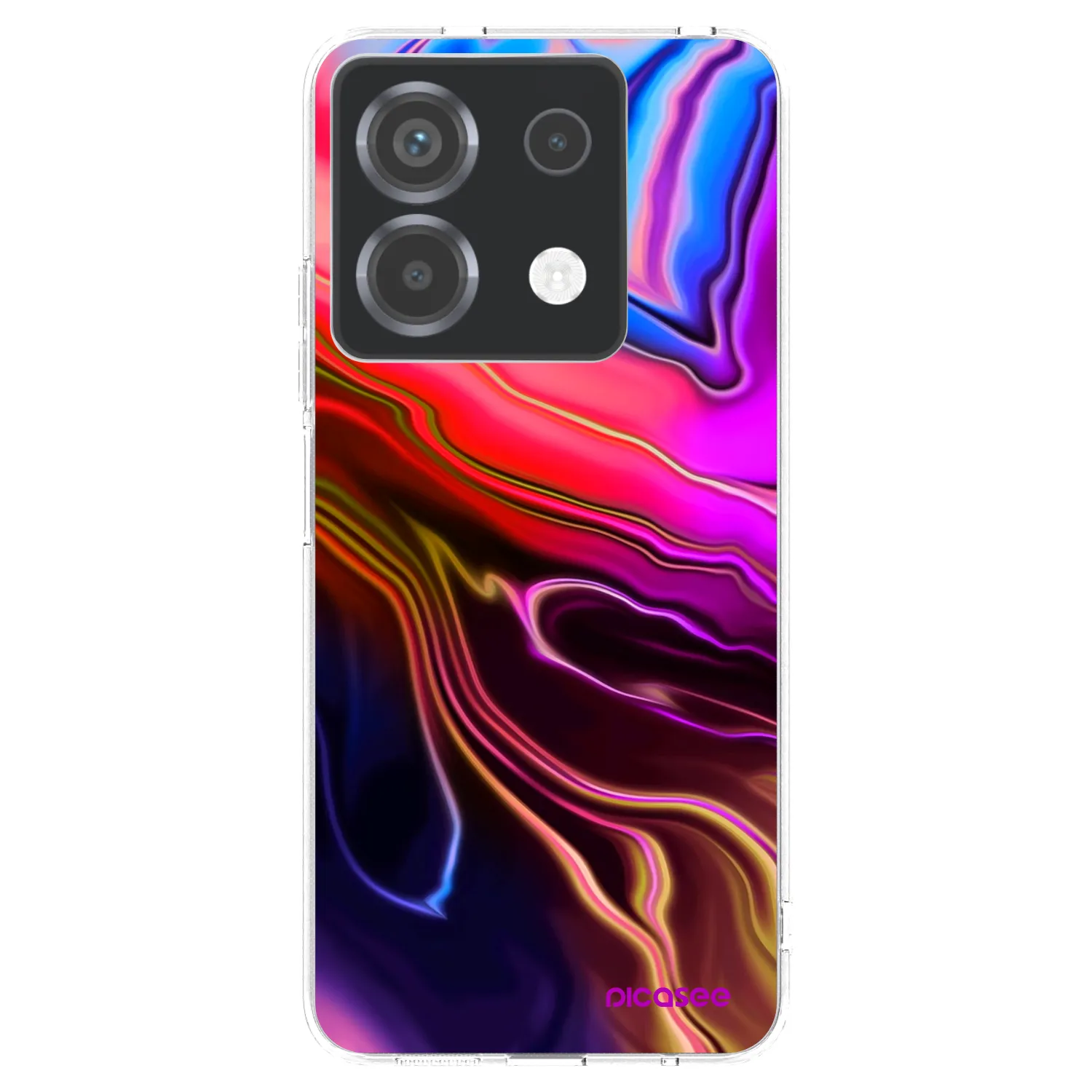 Picasee silikonska prozirna maskica za Xiaomi Poco X6 - Electric