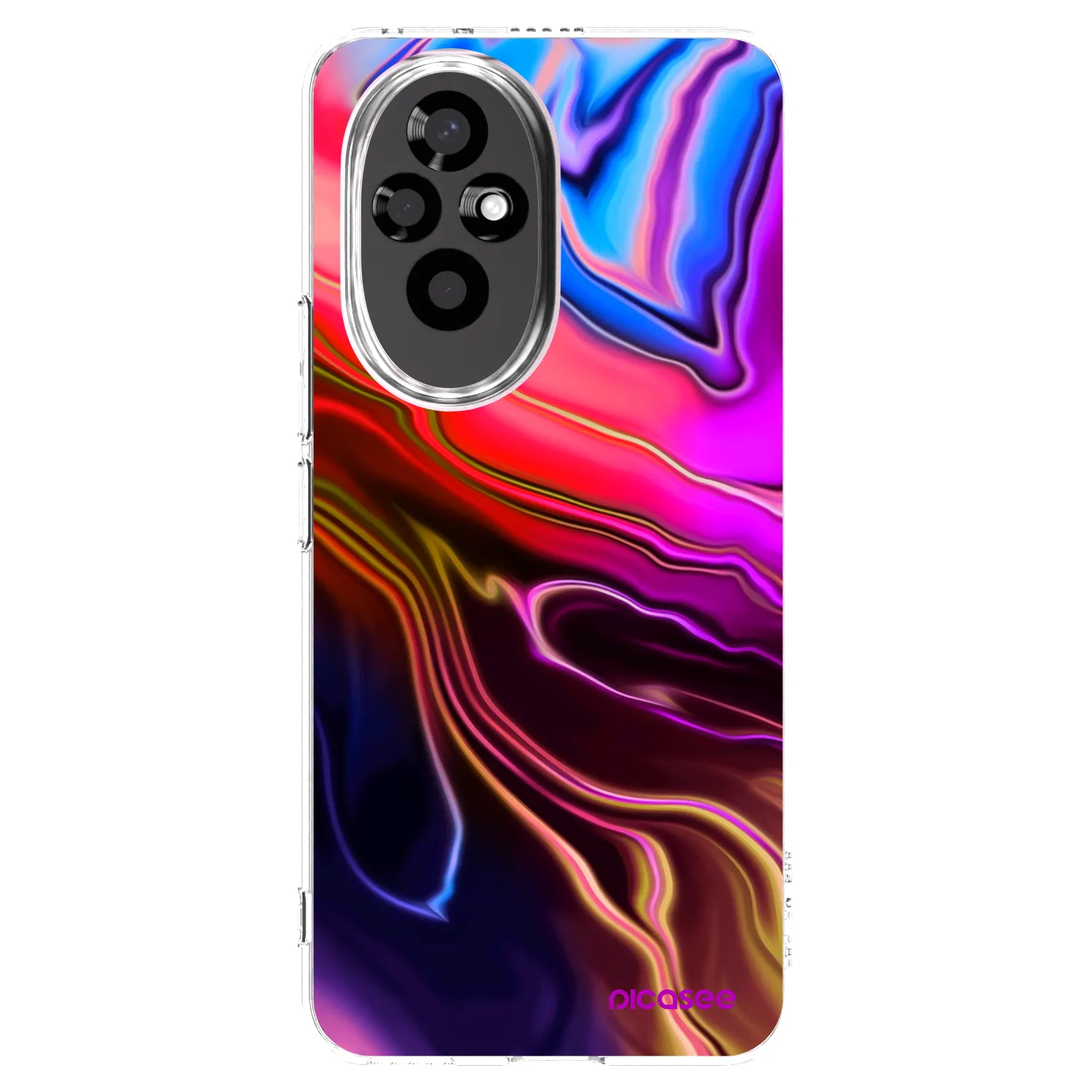 Picasee silikonska prozirna maskica za Honor 200 Pro 5G - Electric