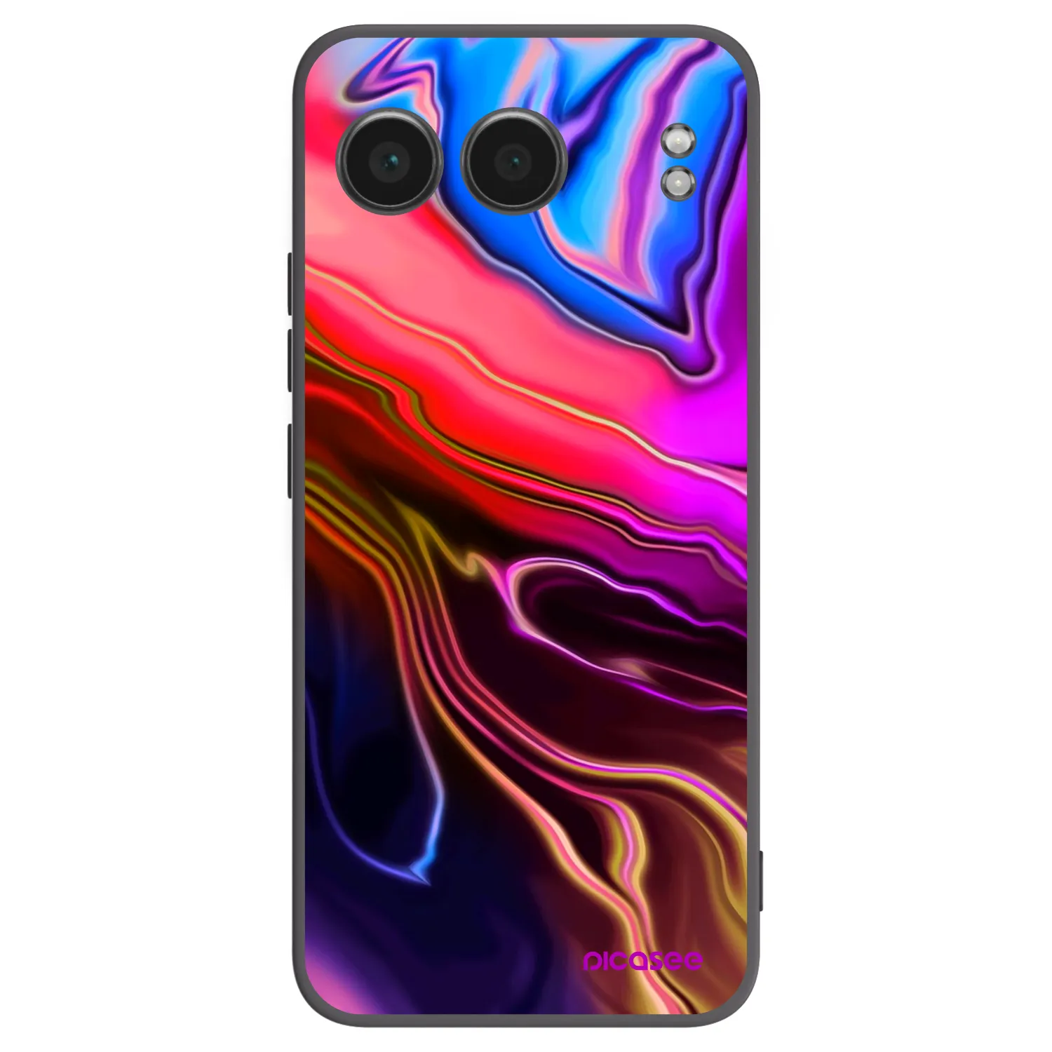 Picasee crna silikonska maskica za OnePlus Nord 4 - Electric