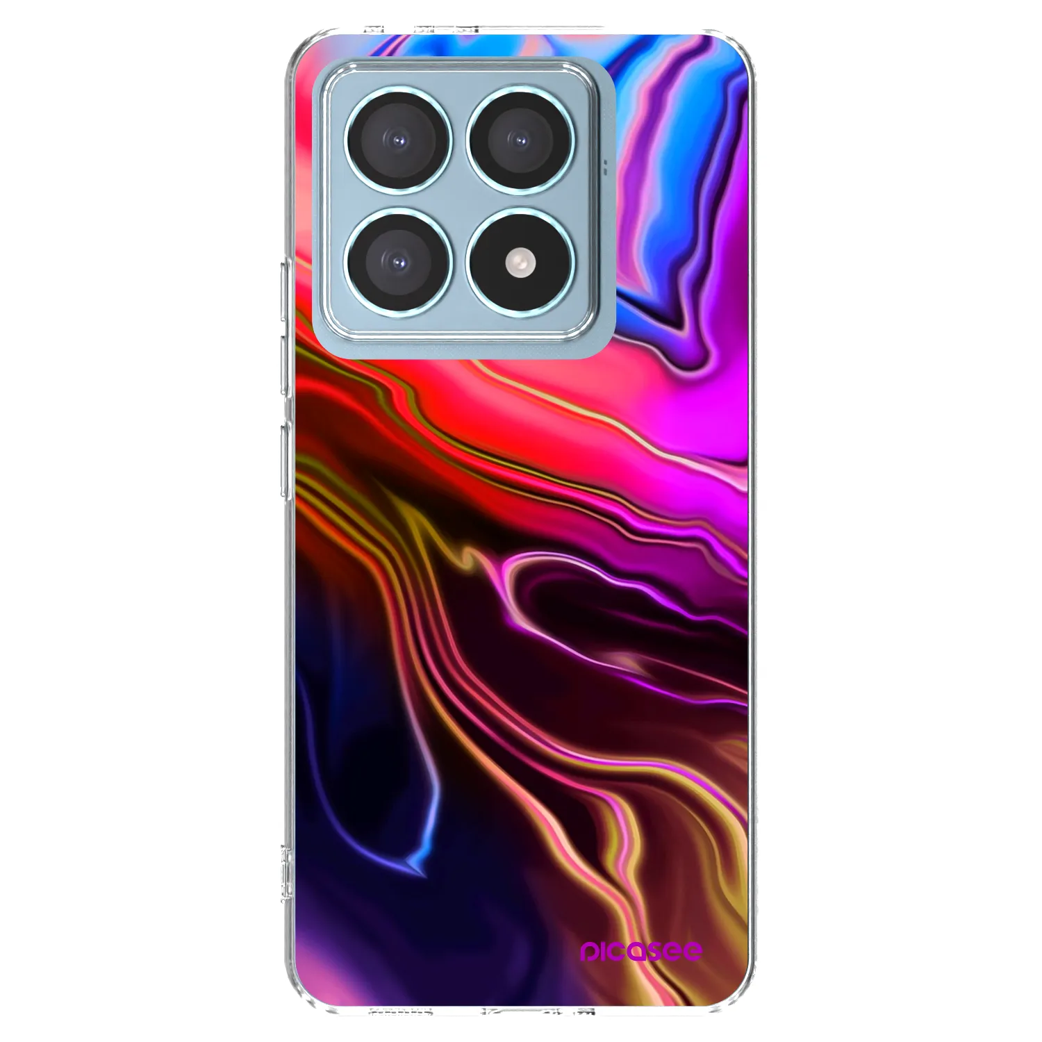 Picasee silikonska prozirna maskica za Xiaomi 14T Pro - Electric